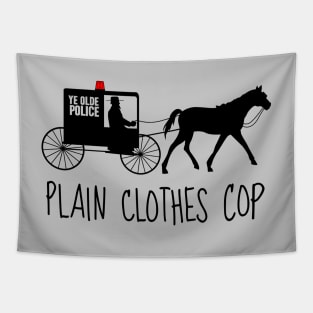 Plain Clothes Cop Tapestry