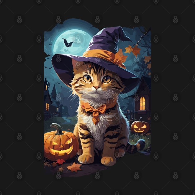 Halloween Cat by 8ird