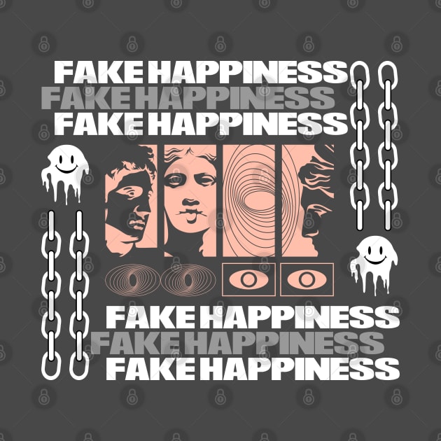 Fake Happiness Streetwear Design by medabdallahh8