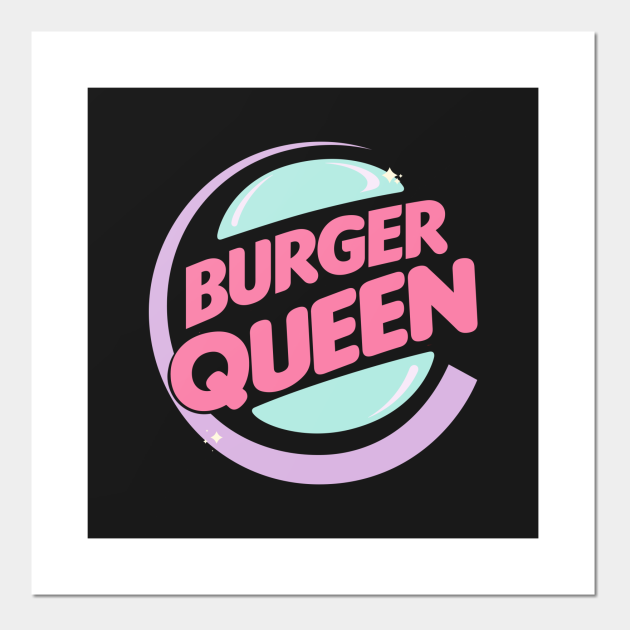 burger queen pastel posters and art prints teepublic