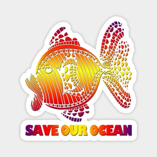 Save our ocean Magnet