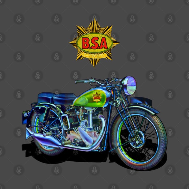 The Gorgeous BSA Empire Star Motorcycle by Motormaniac by MotorManiac