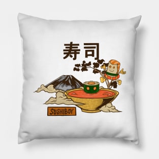 The Sushi Boy Pillow