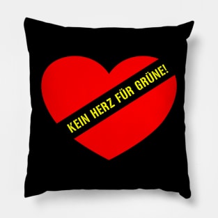 Kein Herz! Pillow