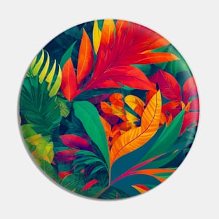 Tropical Leaves Pin