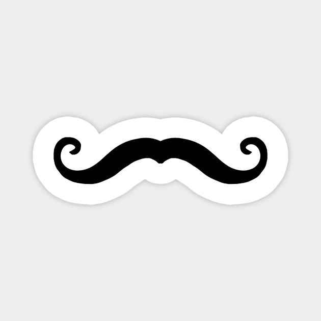 Fancy Mustache Magnet by tabslabred