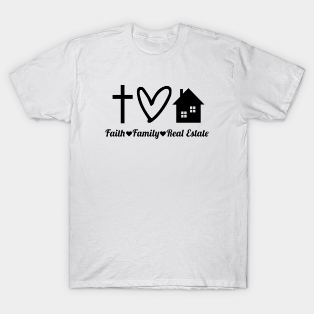 Discover Faith Family Real Estate - Real Estate Womens - T-Shirt