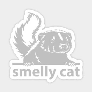 Smelly Cat - grey version Magnet