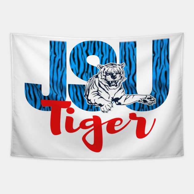 JSU Tiger Tapestry by TeeJaiStudio