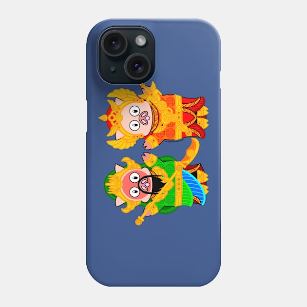 Piggy Generals Phone Case by cholesterolmind