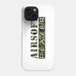 Airsoft Player (Camo Design) Phone Case