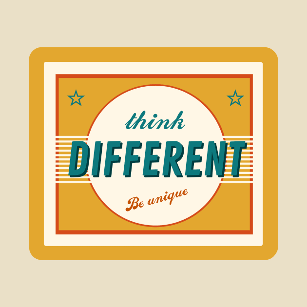 Think different by Captain Nickel