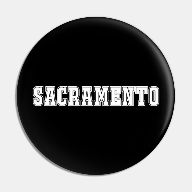 Sacramento Pin by bestStickers