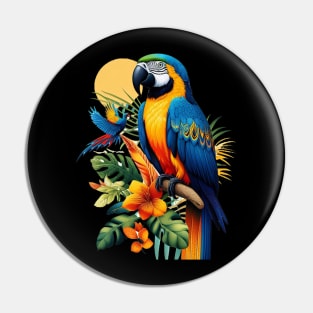 Tropical Flight Pin