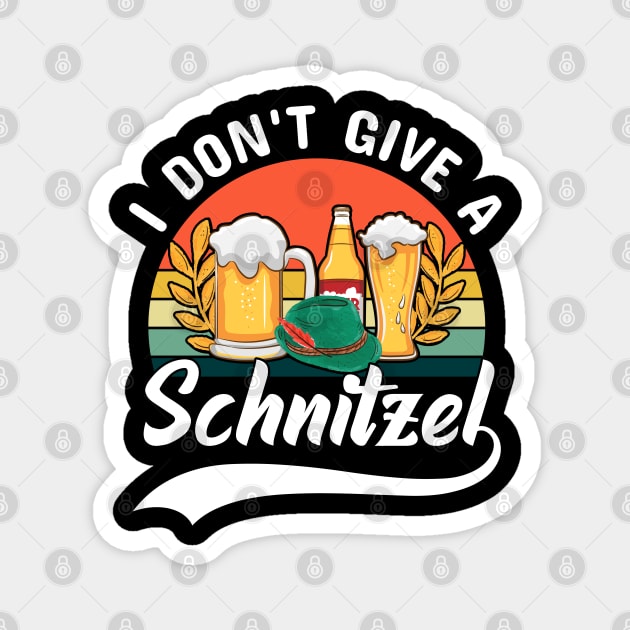 I don't give a Schnitzel Magnet by Myartstor 