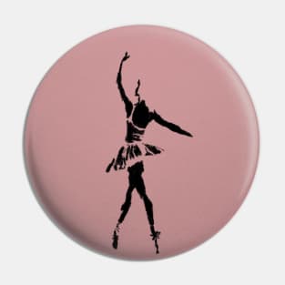 Charcoal Dancer Pin