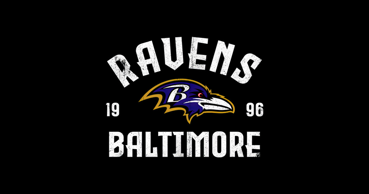 Vintage Ravens Baltimore Est 1996 - Baltimore Ravens - Sticker | TeePublic