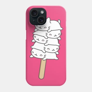 Kitty icecream on a stick Phone Case