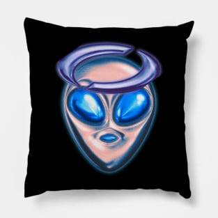 holy alien Pillow