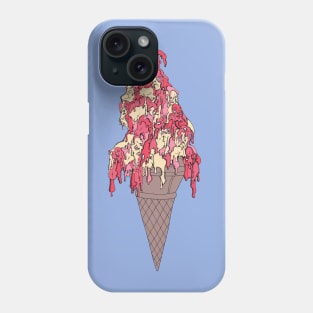 bear ice cream Phone Case
