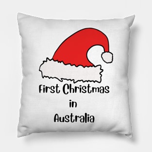 First Christmas in Australia Pillow