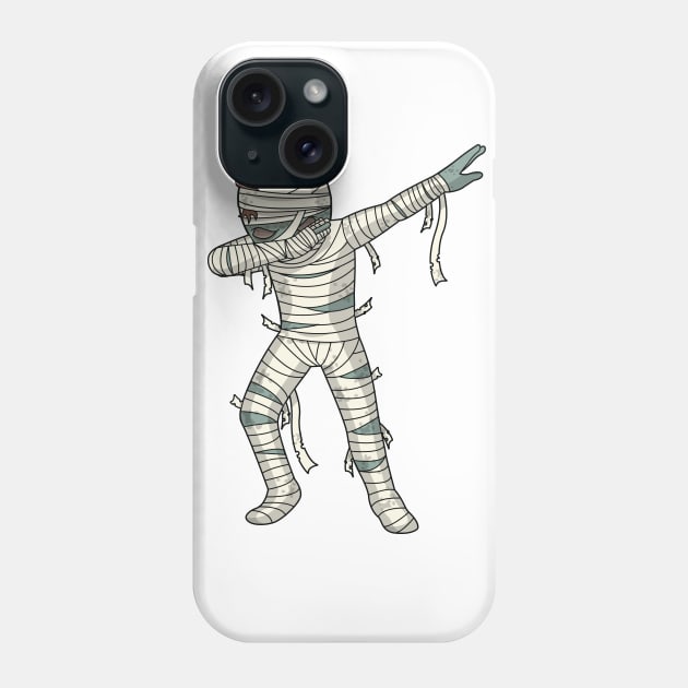 Dabbing Mummy Halloween Dab Dance Pose Phone Case by ghsp