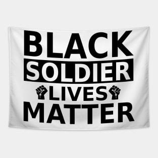 Black Soldier lives Matter- Black Lives Matter Tapestry