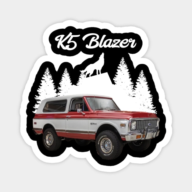 K5 BLAZER T-SHIRT Magnet by Cult Classics