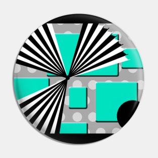 Abstract Fans Pin