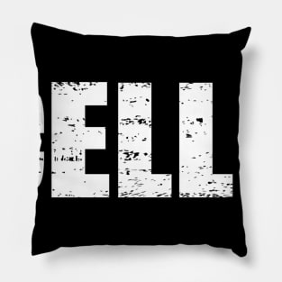 Distressed Look Cello Gift For Cellists Pillow