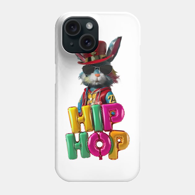 Hip Hop Bunny Phone Case by Noshiyn