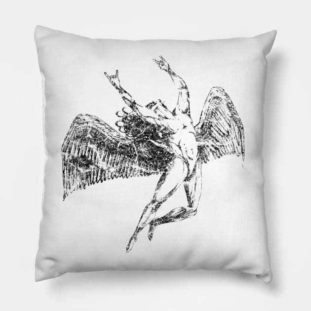 THE ICARUS SYNDROME - extreme distress Pillow by shethemastercovets