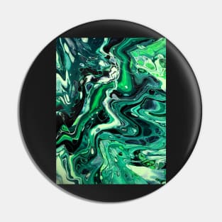 Going Nuclear - Abstract Acrylic Pour Painting Pin