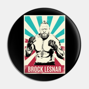 Vintage Retro Brock Lesnar Pin