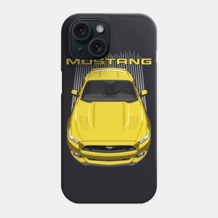 Mustang S550-GT-yellow Phone Case