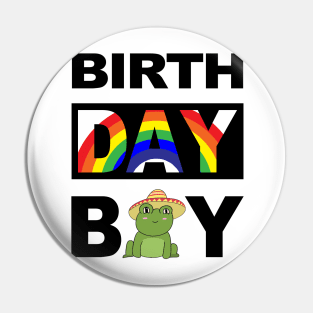 Birth Day Boy Pin