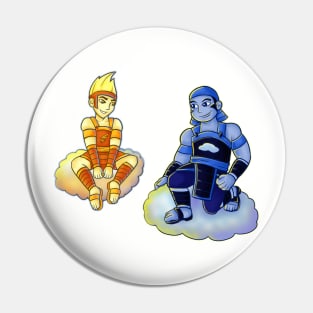 Thunder and Lightning Pin