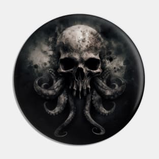 Tentacles of Madness - Vintage Skull Intrigue Pin