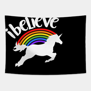 I believe in Unicorns Tapestry