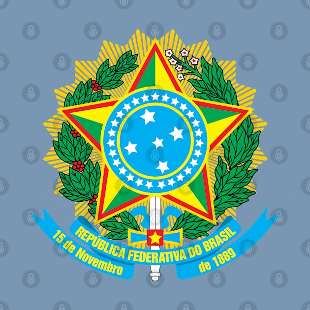 Brazil Coat of Arms by Historia