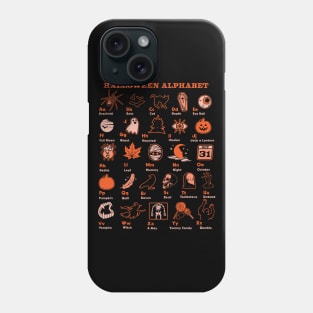 Halloween Alphabet Phone Case