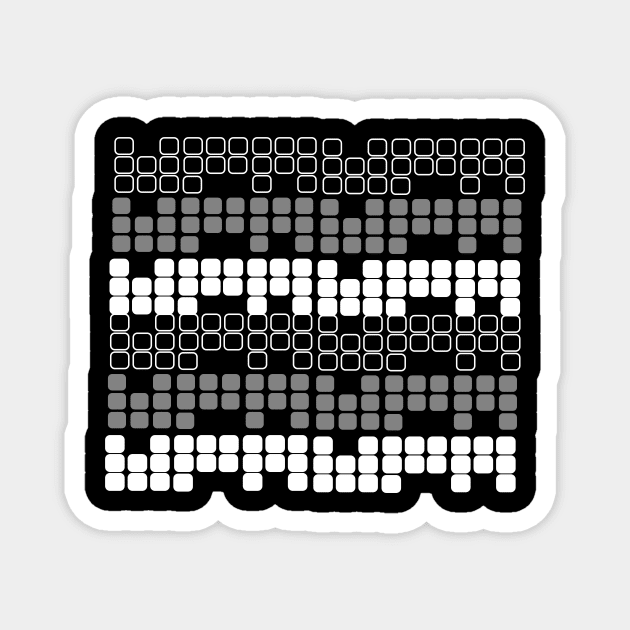 Words Per Minute Keyboard Pattern Magnet by KDEE Services