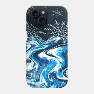 Melting Snowflakes Phone Case