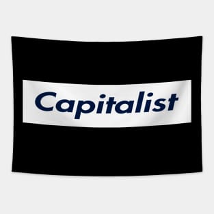 SUPER CAPITALIST LOGO Tapestry