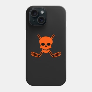 SKULL AND CROSSED HOCKEY STICKS Phone Case