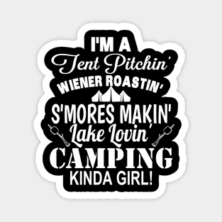 Camping Kinda Girl Funny Camp Magnet