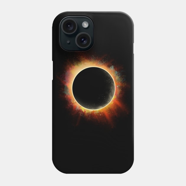 Color of Eclipse Phone Case by RonnCabardo