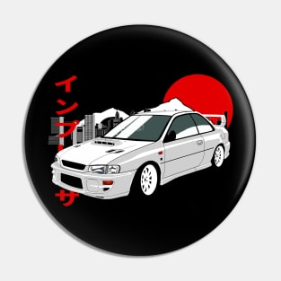 Subaru Impreza GC8 Retro Style Pin
