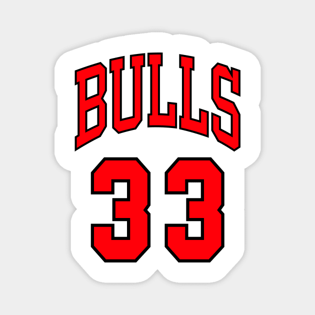 Scottie Pippen Jersey Magnet by mubays