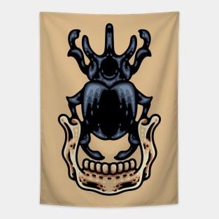 Black Scarab Tapestry